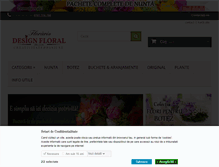 Tablet Screenshot of design-floral.ro